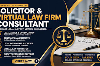 be your corporate solicitor and virtual law firm consultant