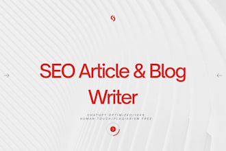 write SEO blog posts and articles using chatgpt and humanize them