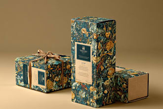 design a modern and minimal packaging