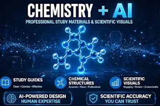 design chemistry study guides and infographics