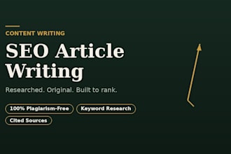 write SEO writing of your choice