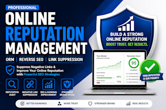 suppress bad link affecting your online reputation with google SEO