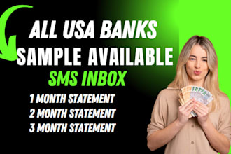 bank statement bank statement PDF to editable format