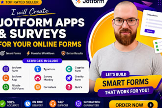 create jotform, typeform, google form, cognito form, surveys, formstack docusign