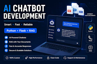 build an ai chatbot using python, flask and rag