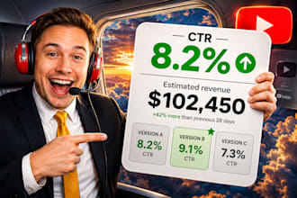 create ab test youtube thumbnail variations for your videos