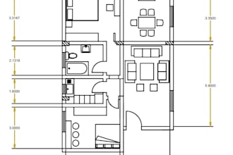 convert sketches into professional autocad floor plans