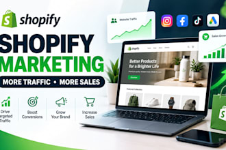 do shopify marketing to increase traffic and sales