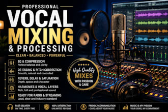 professionally mix and master your vocals