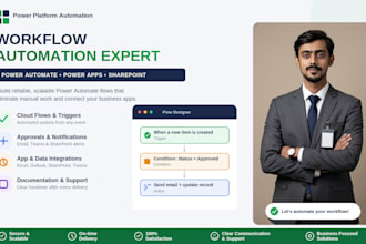 build power automate flows and workflow automation
