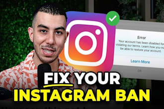 restore instagram page, ig profile unbanning issues