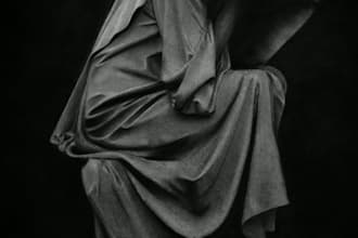 create a realistic custom drawing in pencil or charcoal