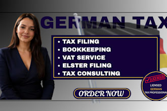 do german tax filing corporate tax bookkeeping income tax steuerberater