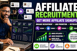 do affiliate recruitment affiliate link promotion get organic affiliate signup