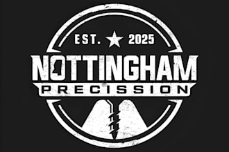 design a professional industrial logo for your business