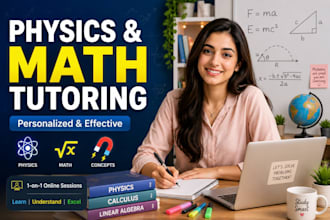 be your expert online math and phyiscs tutor