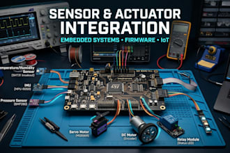 integrate sensors and actuators into embedded system