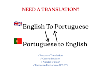 translate documents from english to portuguese