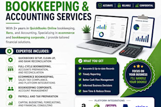 do accounting and bookkeeping using online software