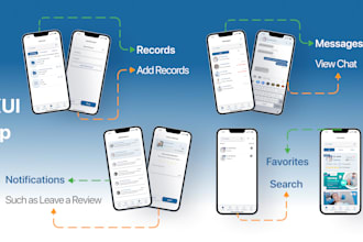 design a modern mobile app  uxui