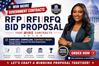 write government contract rfp rfq rfi bid proposal and tender