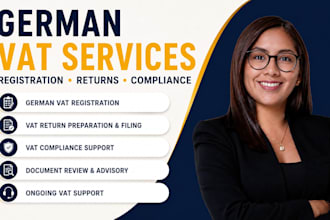 register your german vat, file vat returns and handle vat compliances