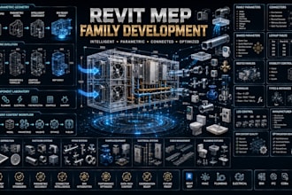 create revit mep families hvac electrical plumbing bim components