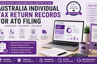 do australia individual tax return records for ato filing and expense tax record