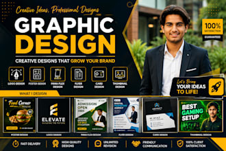 professional graphic design logo flyer poster