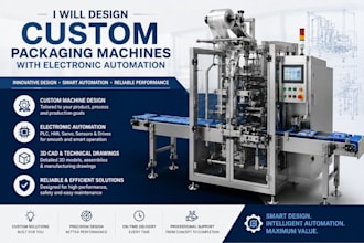 design custom packaging machines with electronic automation