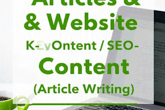 write high quality SEO articles