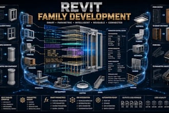 create revit families parametric bim components custom family automation