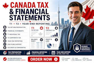 handle financial statement and tax filing in canada