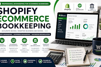 do shopify bookkeeping, ecommerce bookkeeping and quickbooks reconciliation