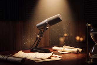 record a professional arabic voice over for documentaries and audiobooks