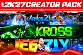 design eye catching nba 2k27 or gaming youtube banner