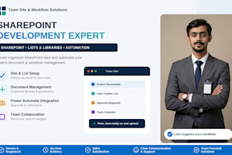 build and automate sharepoint sites and lists