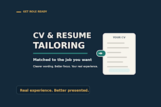 tailor your CV or resume to a specific job