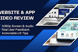 website and app usability video review