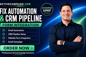 audit fix activecampaign automation activecampaign crm pipeline form integration