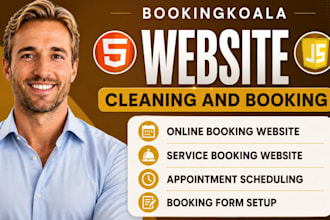 design bookingkoala cleaning website with bookingkola house cleaning website