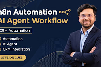 do n8n ai automation workflow, custom ai agents CRM automation