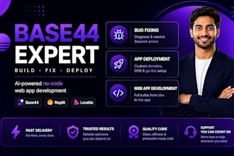 build base44 bug fix migrate base44 deployment base44 app publish base44 expert