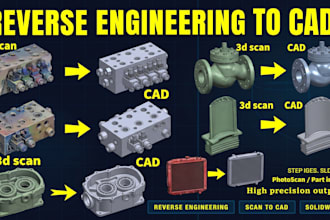 reverse engineer stl to cad repair mesh model clean up for 3d printing
