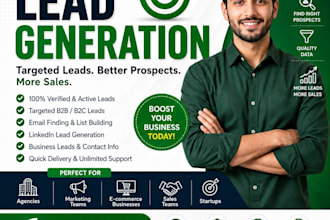 do targeted b2b lead generation and web research