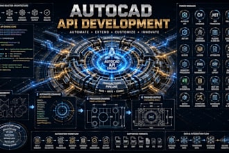 develop autocad API plugin c net cad automation custom addin