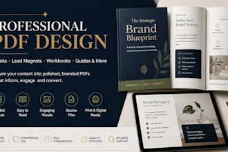 create professional PDF lead magnets, ebooks and workbooks