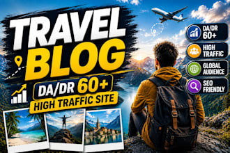 do travel SEO, backlinks, travel blog and website promotion