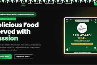 make a responsive and custom webiste for your brand