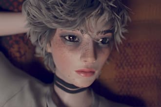 3d model a custom film character